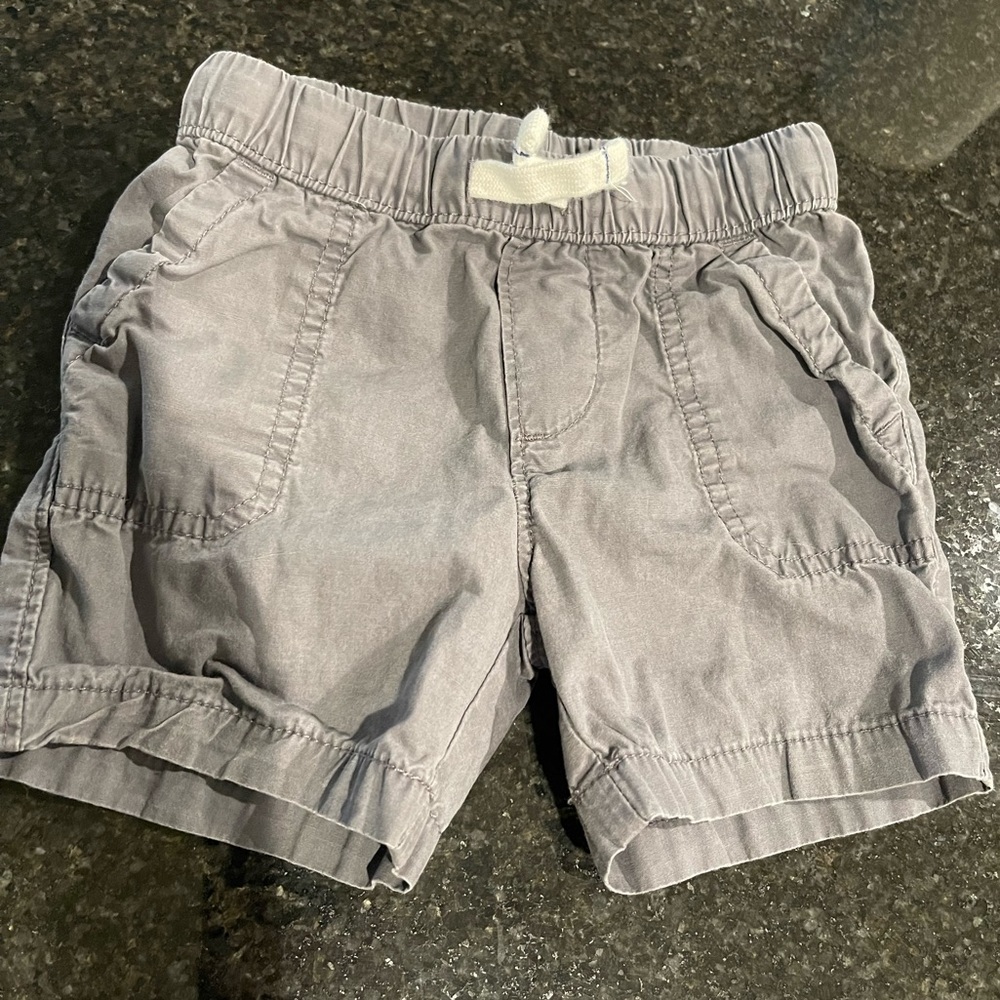 Carter’s shorts, grey, toddler size 18 months